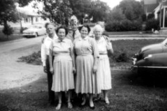 Edward, Joy, George, Thelma, Della Dorrough